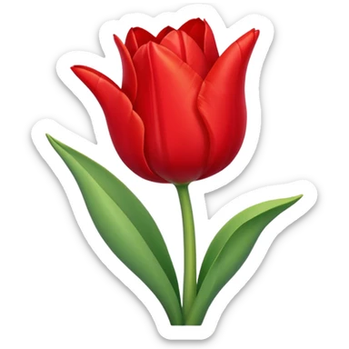 single tulip sticker