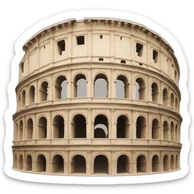 Roman coliseum sticker