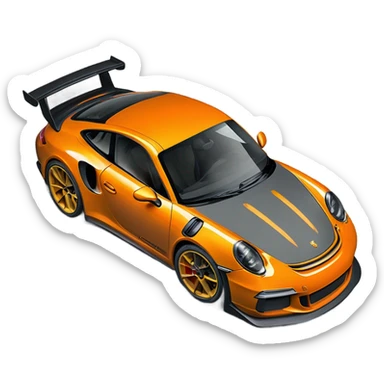 Porsche 911 gt3 rs sticker
