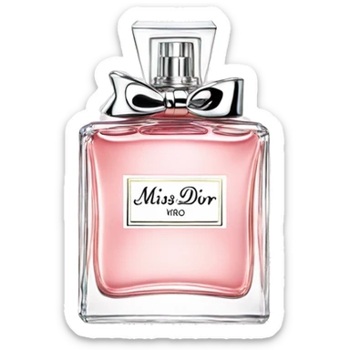 Miss dior perfume sticker