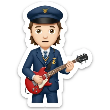 Angus Young, guitarrista de AC/DC sticker