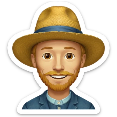 van gogh sticker