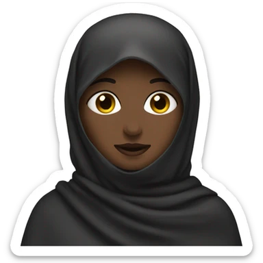 Niqab sticker