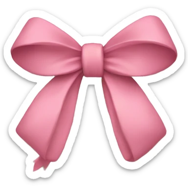 Bow with pink and beige tiles sticker