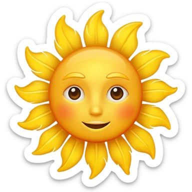 The Sun (star) sticker