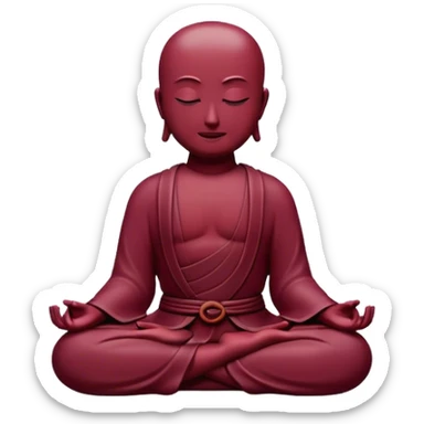 Zen data Burgundy color sticker