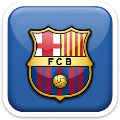 I want the FC Barcelona logo. sticker