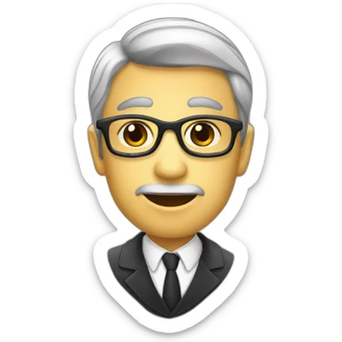 Singe attaché sticker