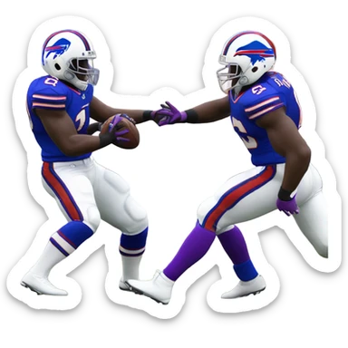 Bills vs ravens sticker