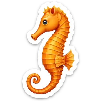 Seahorse emoji sticker