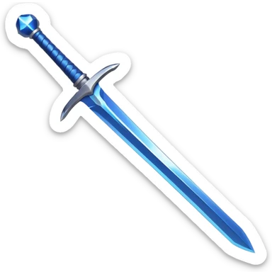 dark blue sword clan emoji for bladeball 0- roblox game sticker