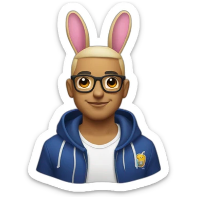 benito bad bunny porto rico sticker