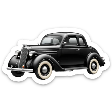 1936 plymouth coupe sticker