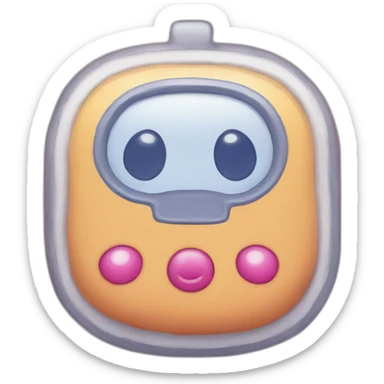Tamagotchi toy sticker