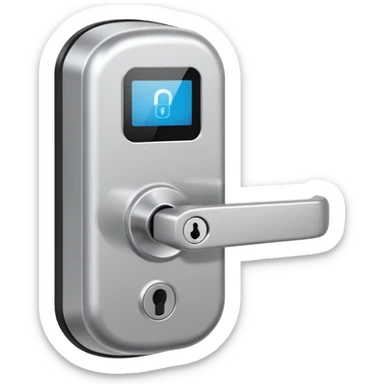 Electronic Door Lock System with card insert sticker