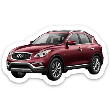 infiniti qx50 maroon  sticker