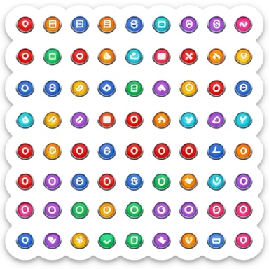 Generate an emoji of 999 symbols sticker