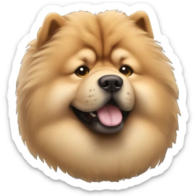 chow chow dog sticker