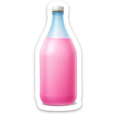 pink water bottleo sticker