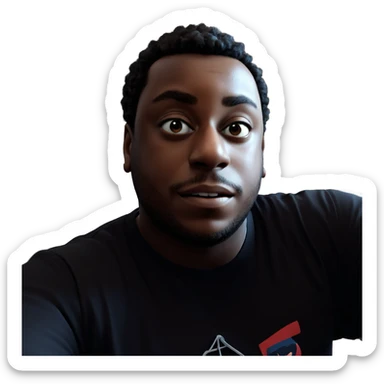 boy in casual shirt sticker