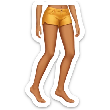 Give me only girls legs just legs sticker