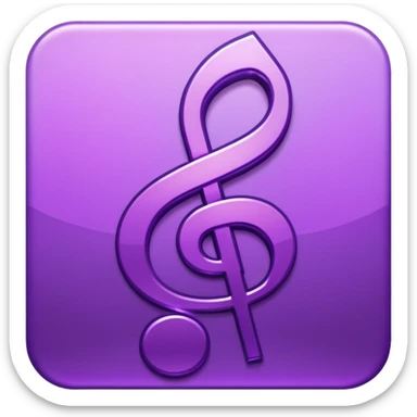 glitter symbol music purple cyberpunk sticker