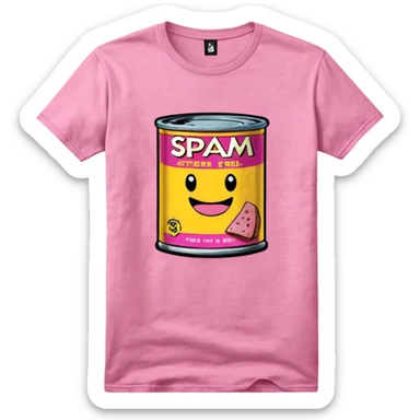 STEPHEN SPROUSE STYLE SPAM T SHIRT sticker