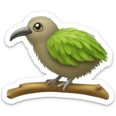 kiwi bird cute sticker