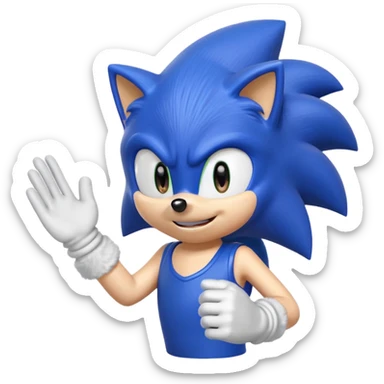 Sonic X sticker