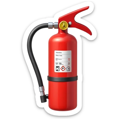 Fire extinguisher  sticker