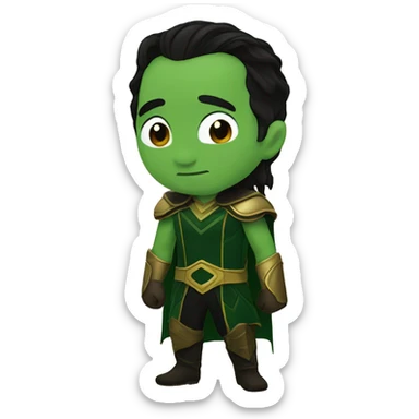 Loki kiss  sticker