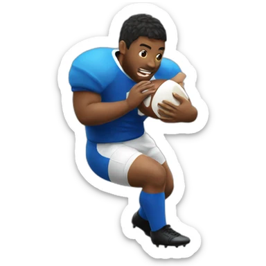 rugby tackle sticker