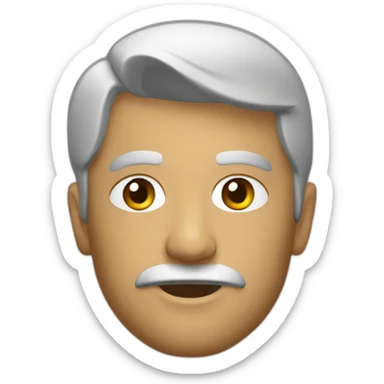 Comrade head sticker