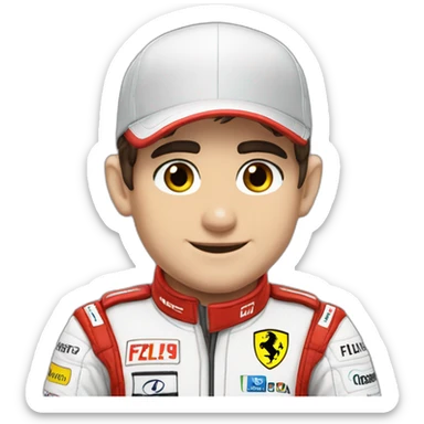 charles-leclerc-ferrari-f1-pilot sticker