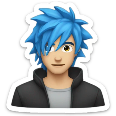 Richard Tyler Blevins aka ninja with blue hair sticker