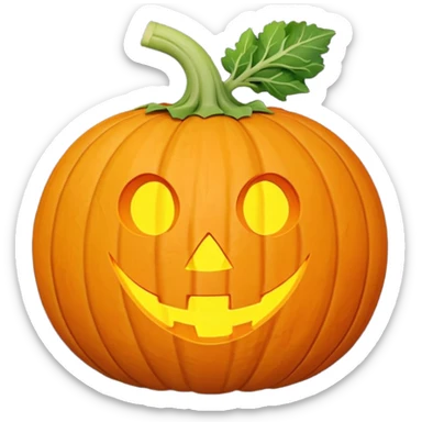 Jack's Turnip lantern sticker