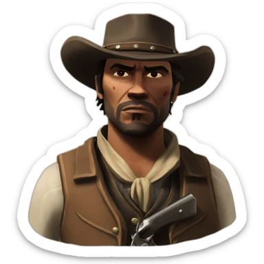 red dead redemption sticker