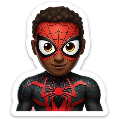 Spiderman miles morales  sticker