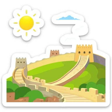 Great Wall of China sticker