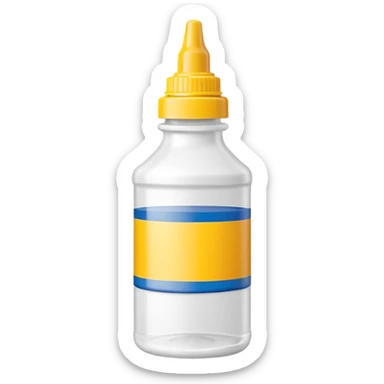 Elmers glue bottle sticker