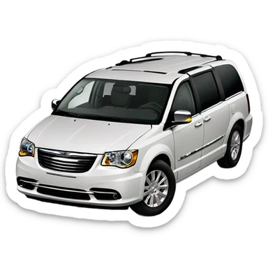 2011 chrysler town and country black sticker
