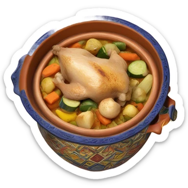 chicken tajine sticker