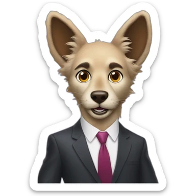 tony blair as a furry sticker