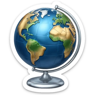 Planet earth boss  sticker