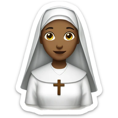 missionary nun our lady of the apostles sticker