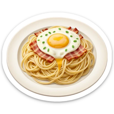 spaguetis a la carbonara sticker