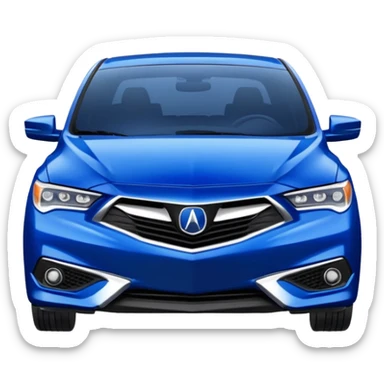 Blue Acura ilx 2023 sticker