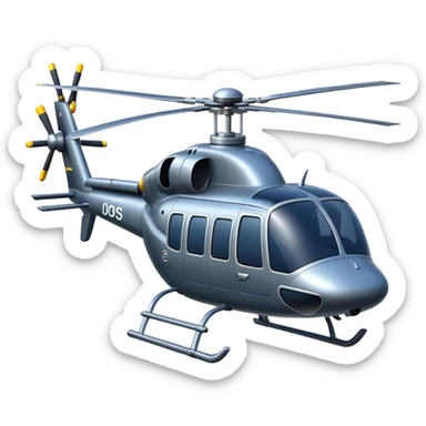 navy style helicopter  sticker