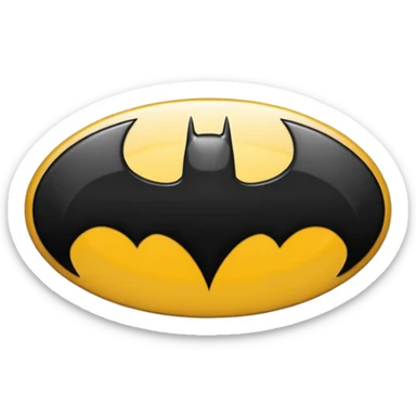 batman symbol sticker