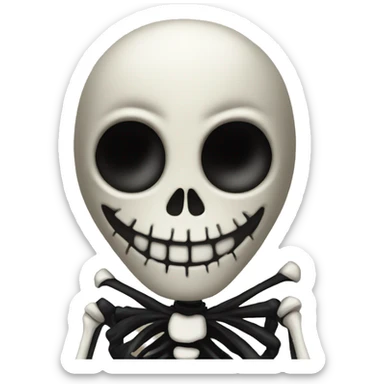 jack skeleton sticker